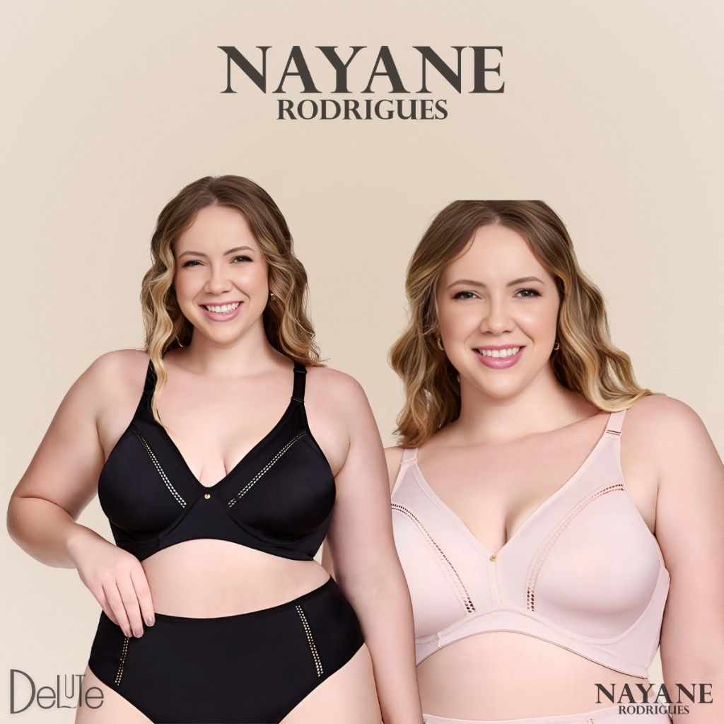 Sutiã Plus Size Nayane Rodrigues: Conforto e Suporte