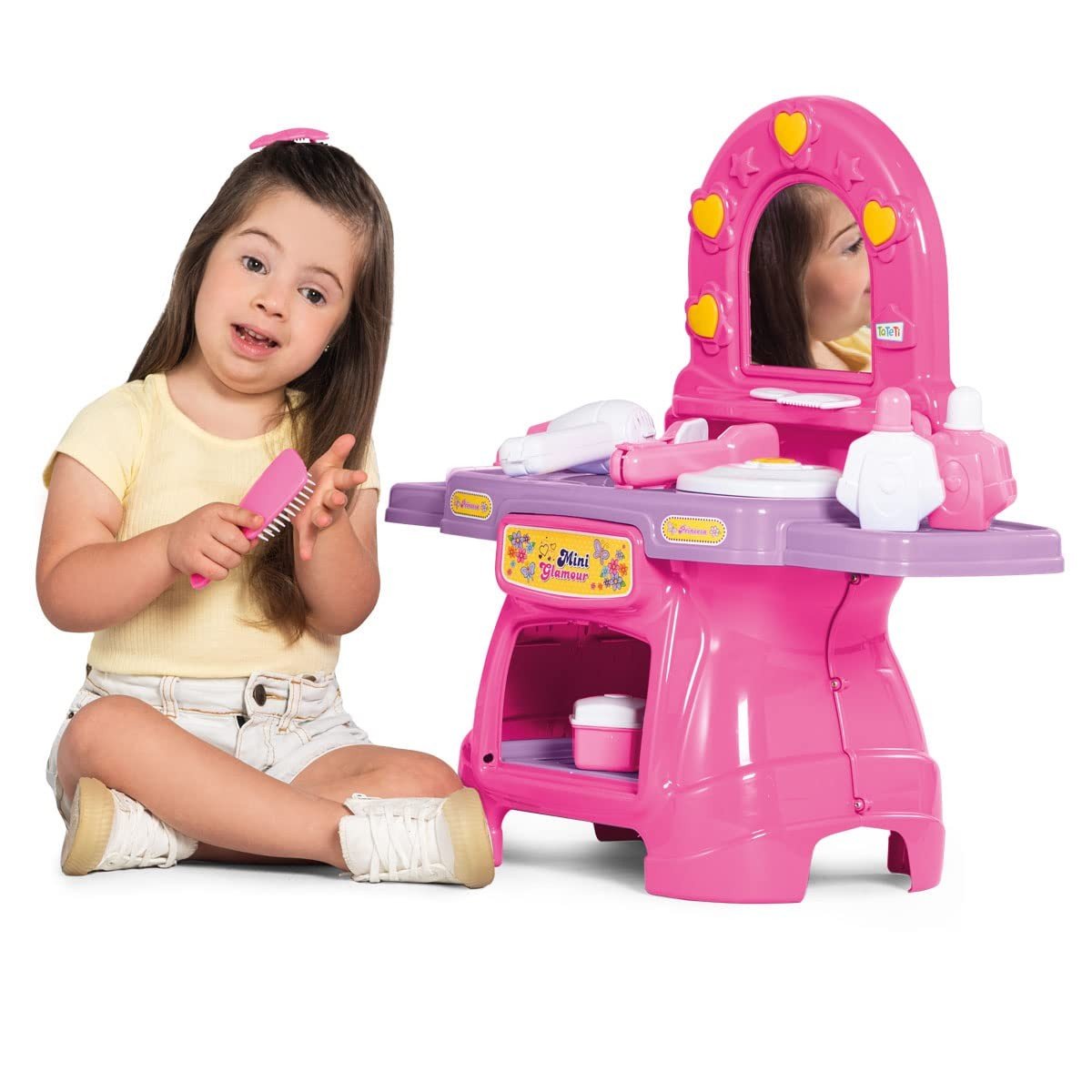 Mini Penteadeira TA TE TI Glamour – Brinquedo Educacional para Crianças