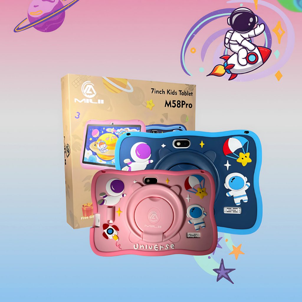 Tablet Infantil M58PRO Milli: 6GB RAM + 128GB para Aprendizado e Diversão
