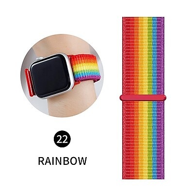 Pulseira de Nylon para Apple Watch - Conforto e Estilo em Vários Tamanhos