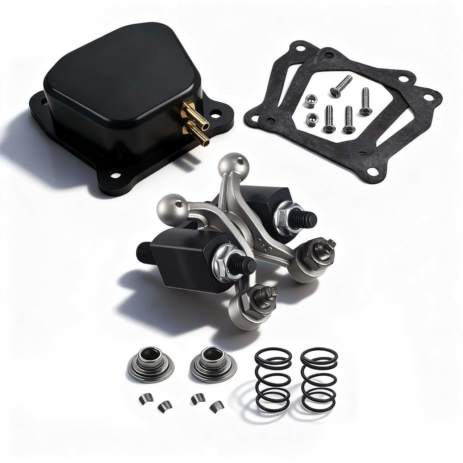 Kit de Desempenho Premium: Tampa de Válvula Billet, Balancins 1.3 Ratio e Molas 10kg para Predator 212cc, GX160/200