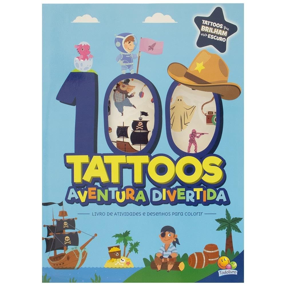 Tattoo Mania: Aventura Divertida com 100 Tatuagens Temporárias!
