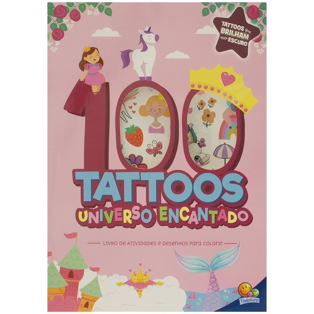 Tattoo Mania: Universo Encantado - Livro de Atividades com Tatuagens Temporárias