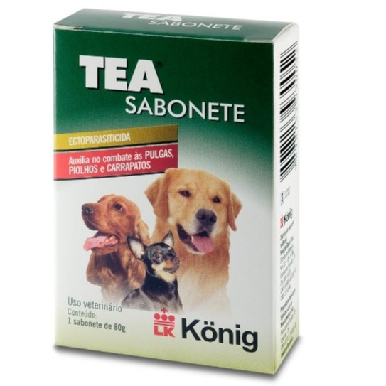 TEA Sabonete 80g: Elimine Parasitas do Seu Cão!