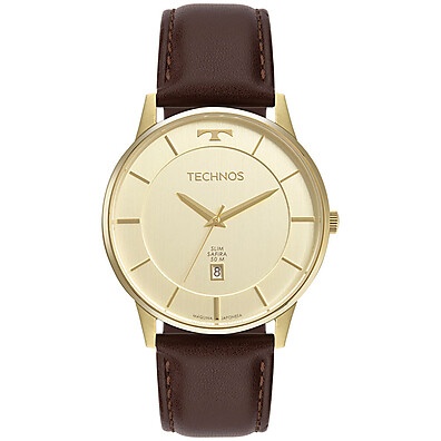 Technos Slim Dourado: Elegância e Resistência