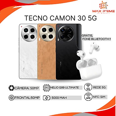 Tecno Camon 30 5G: Selfies Incríveis e Performance!
