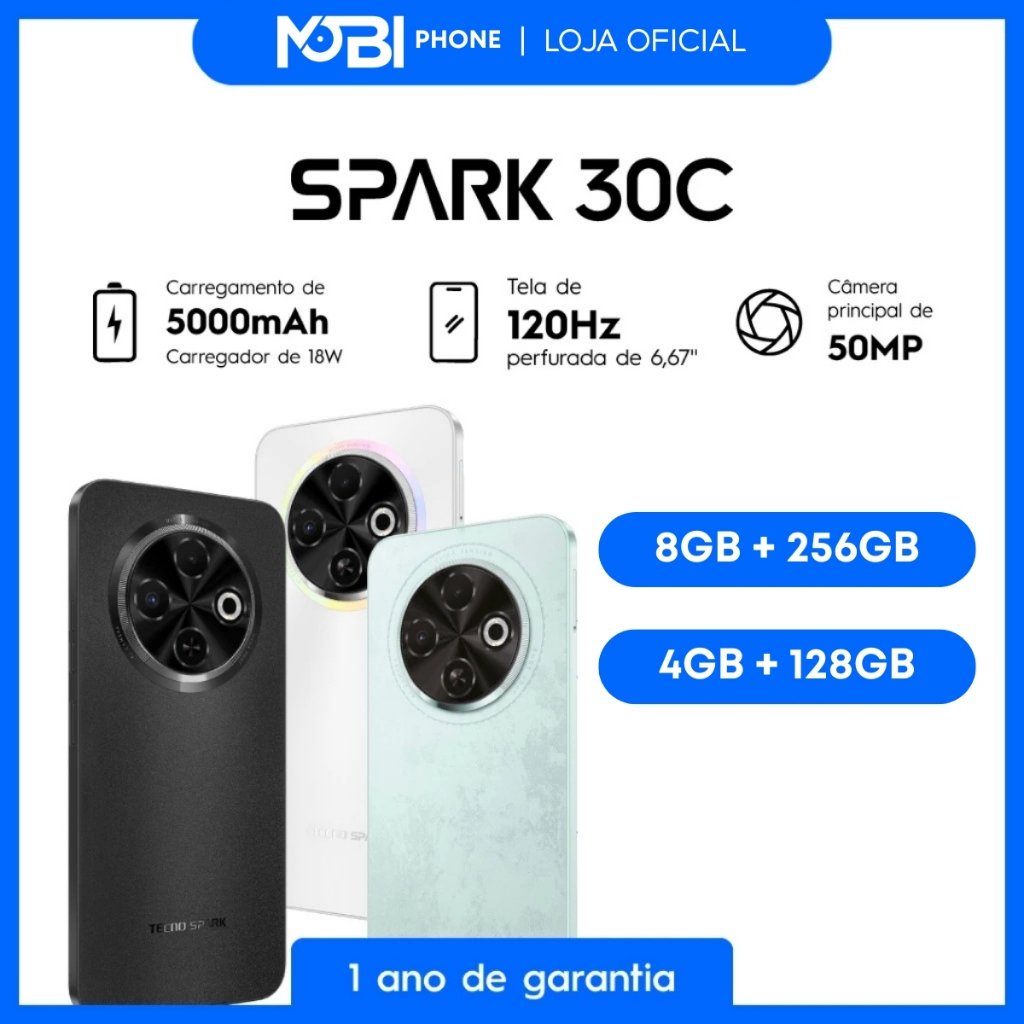 Tecno Spark 30C: O Smartphone Completo!