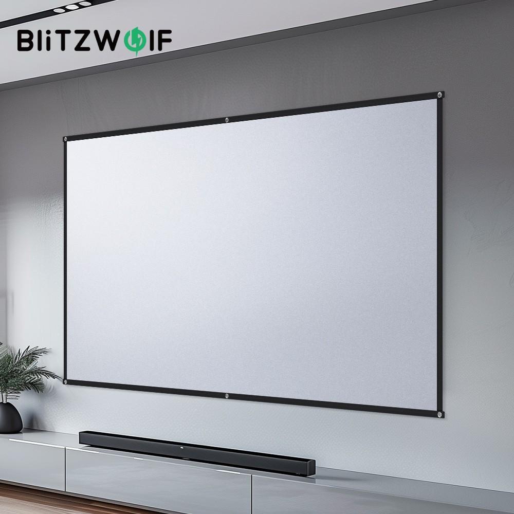 Tela de Projetor BlitzWolf: Cinema em Casa Portátil