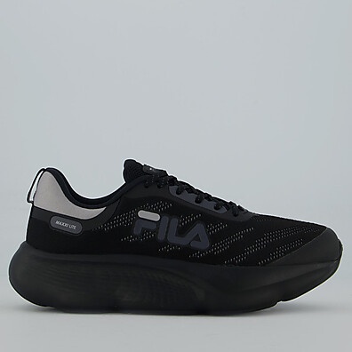Tênis Fila Maxxi Lite Preto e Grafite – Conforto e Performance