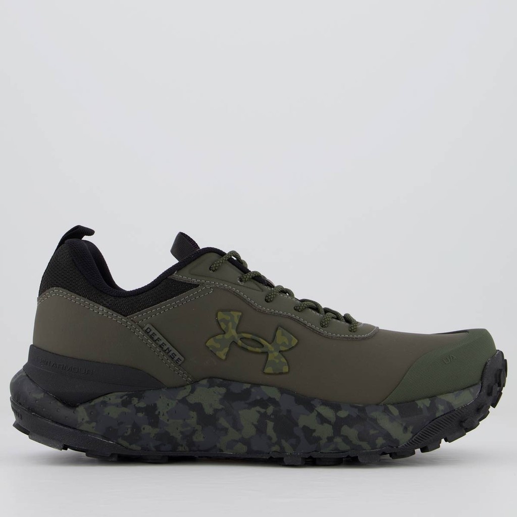 Tênis Under Armour Defense Low Verde: Performance na Trilha