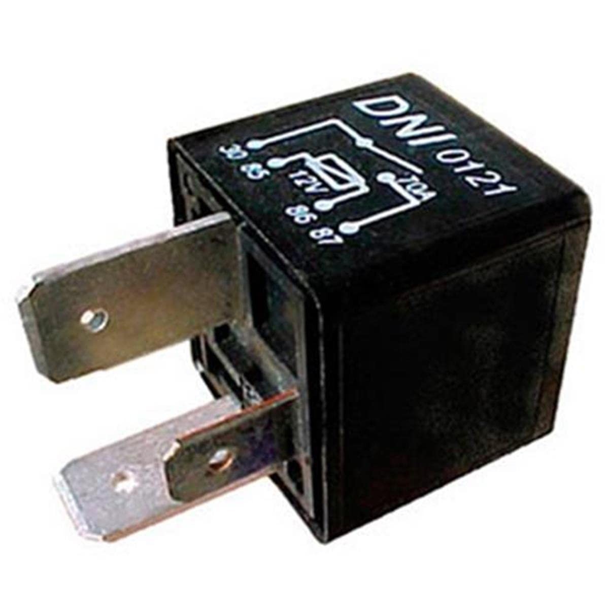 Relé Auxiliar DNI 0121 70A 12V 4 Terminais - Essencial para Vw, Audi, Peugeot, Renault, Mercedes-Benz e Caterpillar