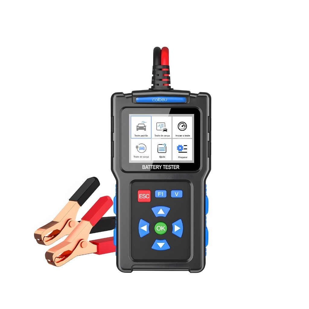 Testador de Bateria Automotiva: 12V/24V COIBEU