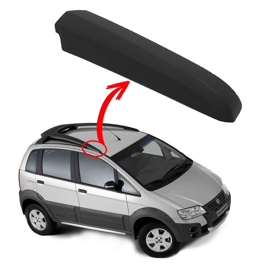 Tampa Dianteira Direita Rack Teto Fiat Idea Adventure (2006-2017) - Original e Encaixe Perfeito