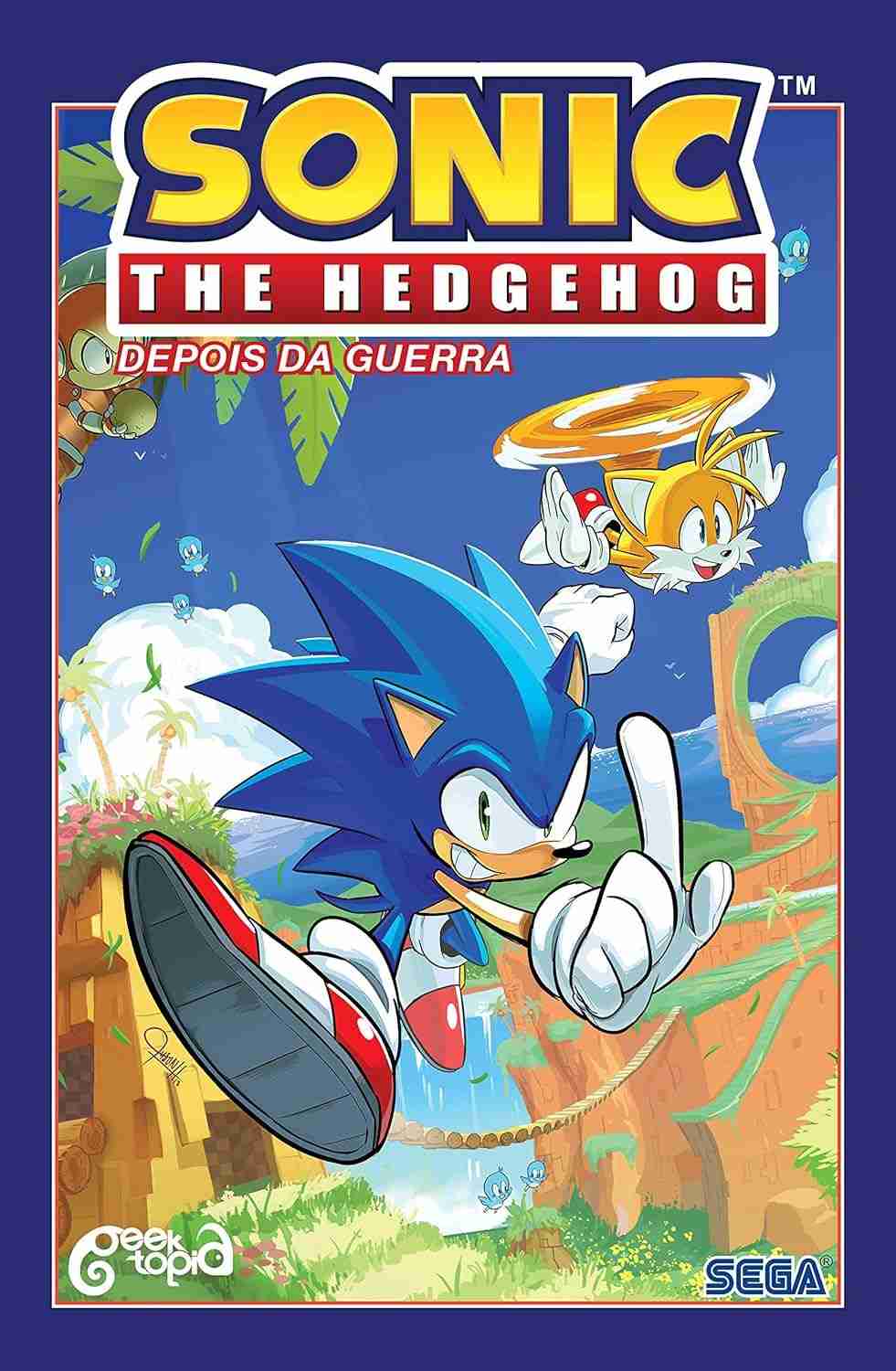 Sonic The Hedgehog - Volume 1: Depois da Guerra | Quadrinho Oficial com Pôster e Marcador