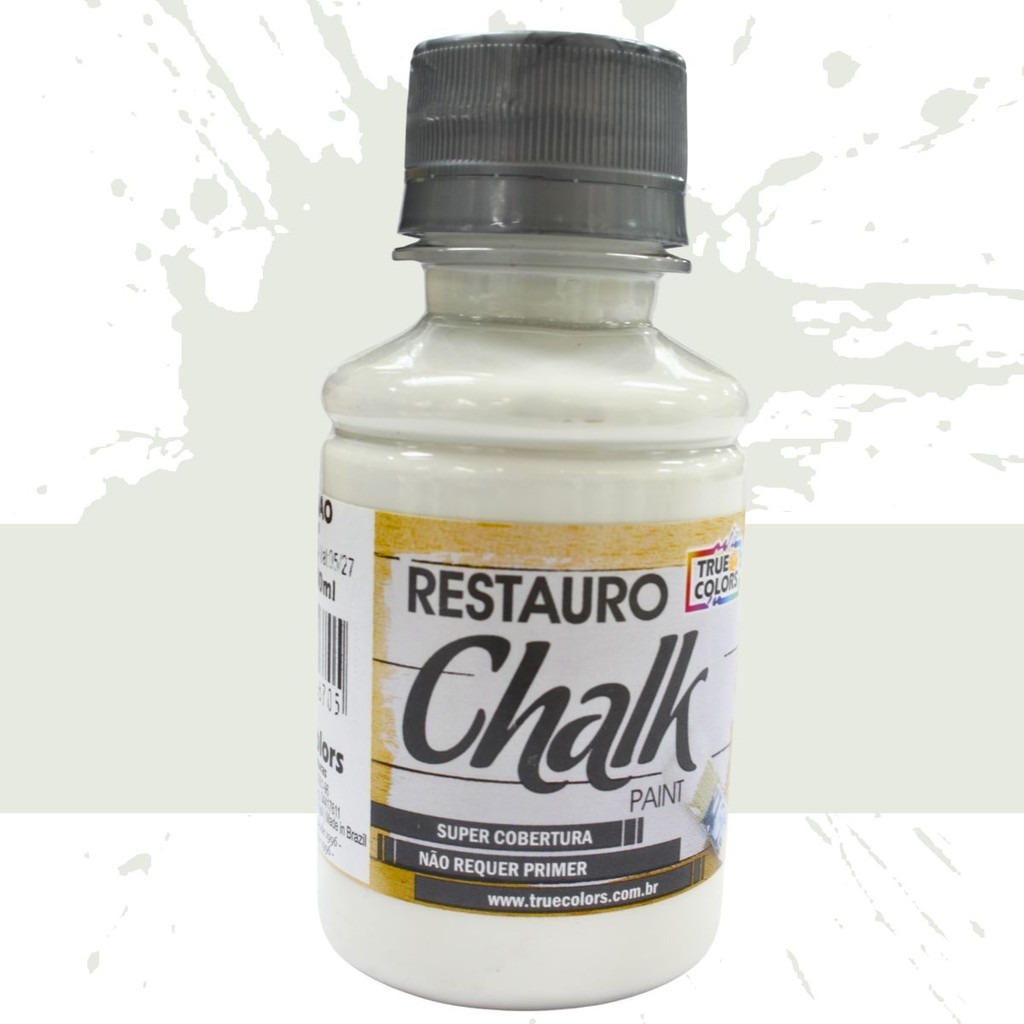 Tinta Restauro Chalk True Colors 100 ml: Acabamento Fosco Perfeito para Móveis
