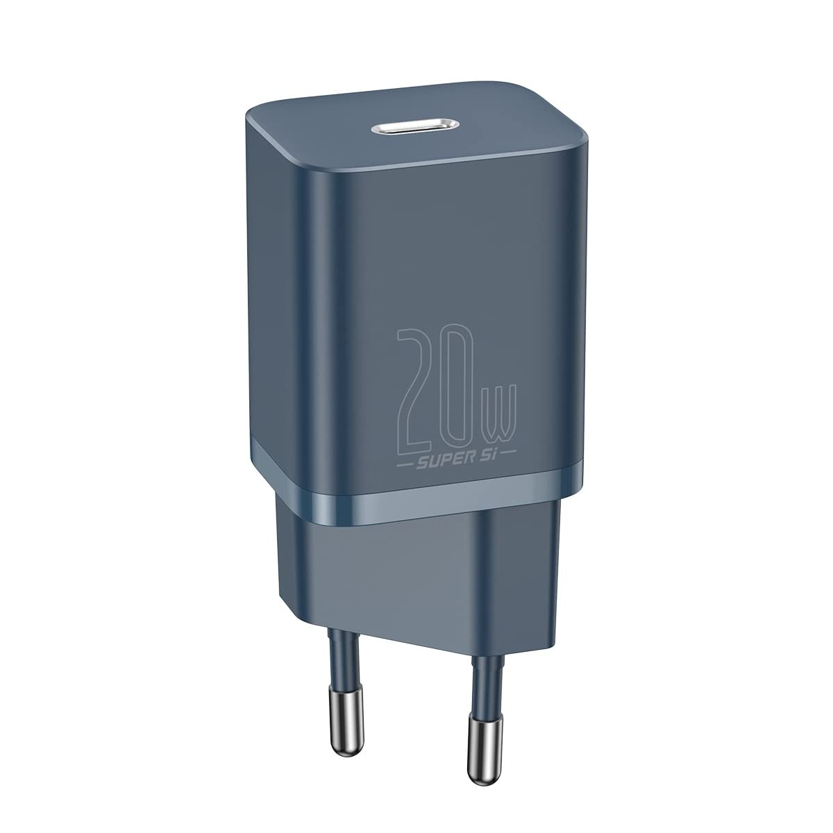 Carregador Baseus Super Quick Charger 20W Tipo C: Potência e Segurança para Seu Dispositivo (Azul)