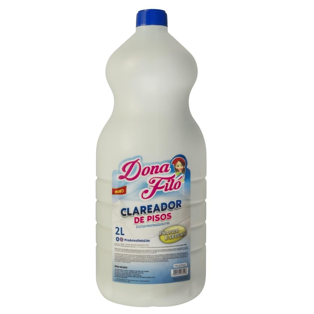 Dona Filo Clareador de Pisos 2L - Removedor de Manchas Profundo para Todos os Tipos