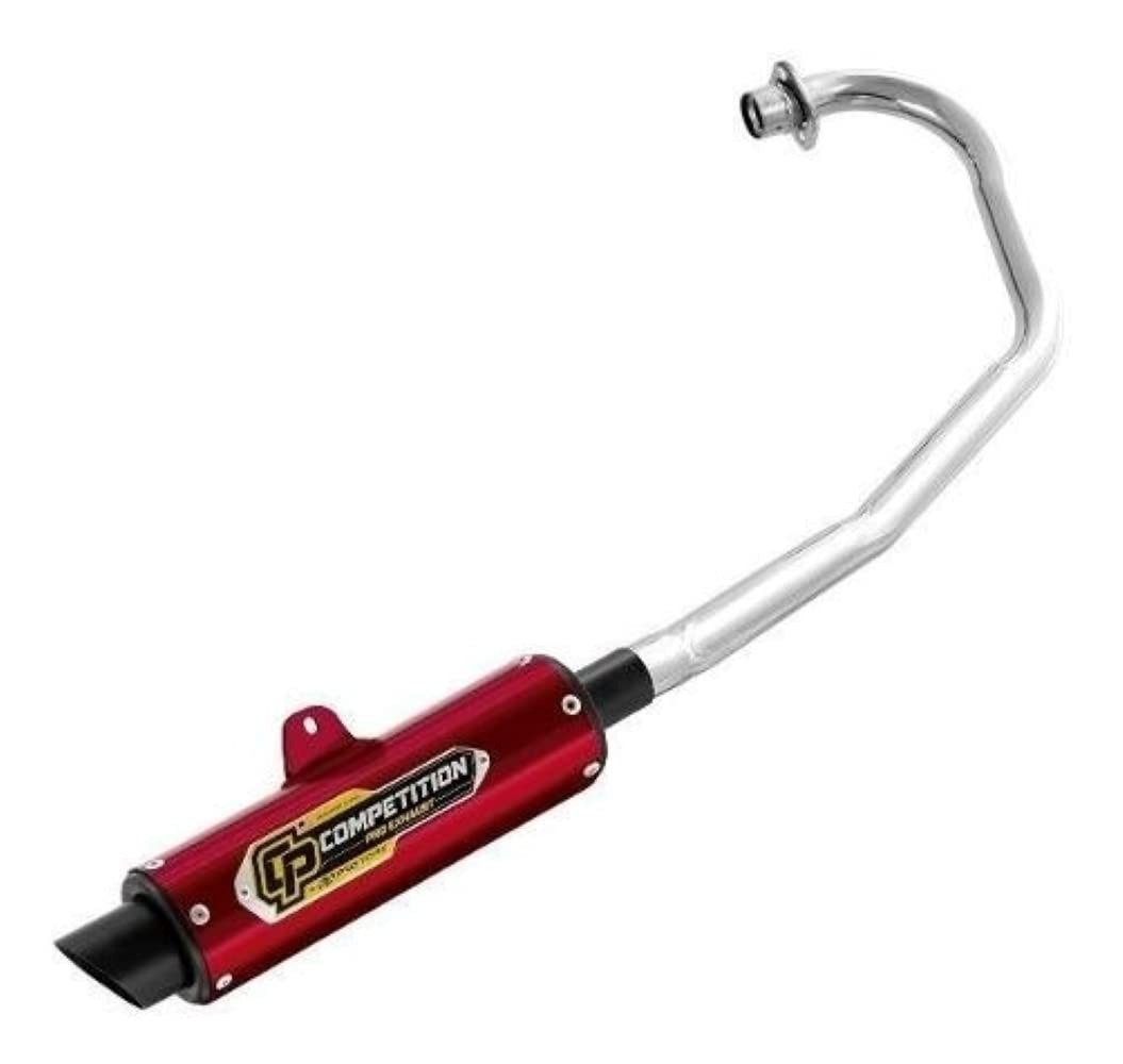 Escapamento Pro Tork Competition Curva Cromada Titan 150 / Fan 150 ESD 2009-2013 - Som Esportivo e Legalizado