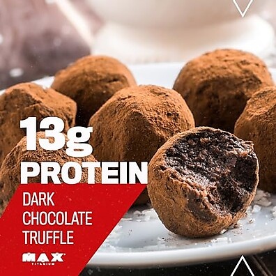 Barra Proteica Max Titanium Dark Chocolate Truffle 12 Un.