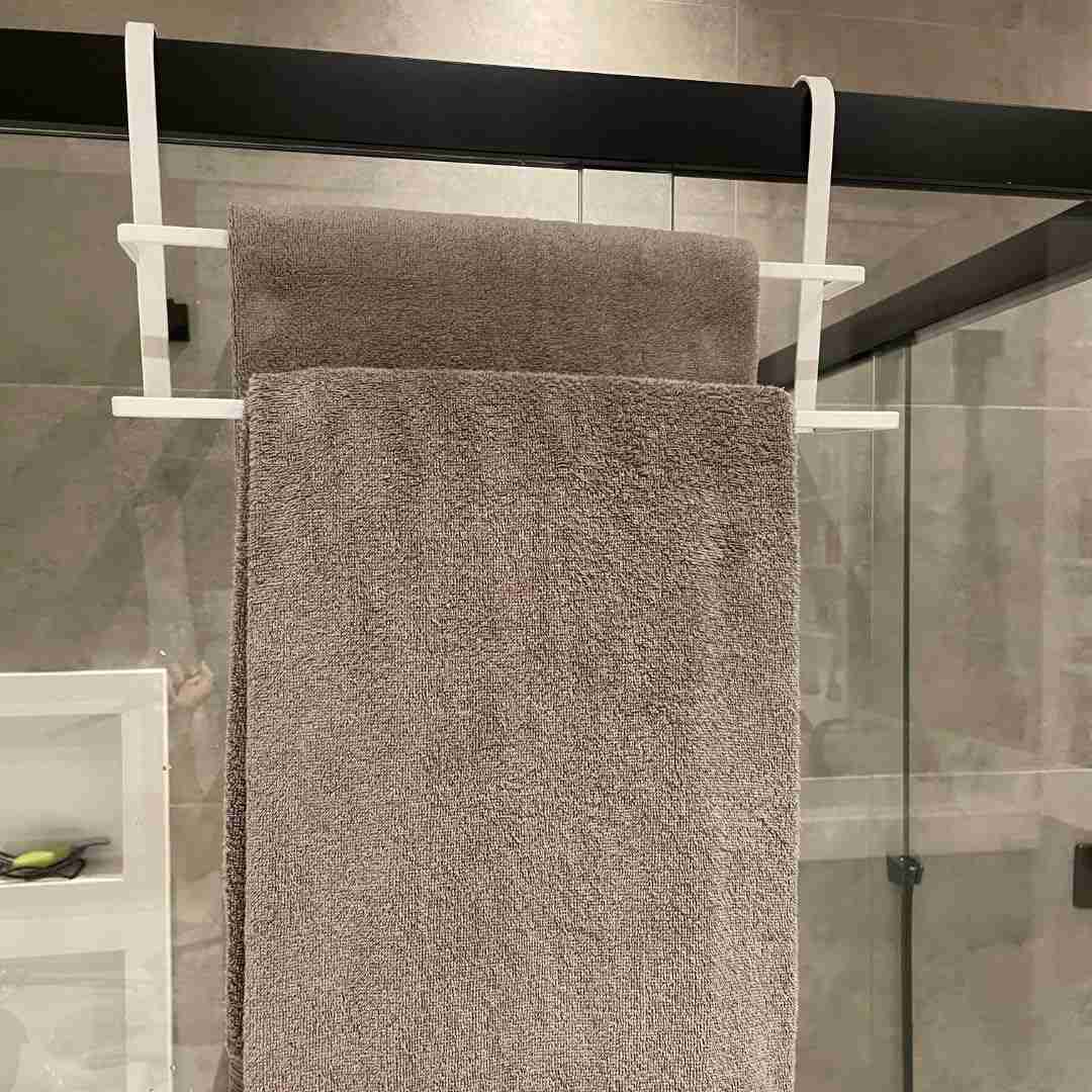 Suporte Toalheiro Duplo para Box - Banheiro Reforçado com Design Moderno