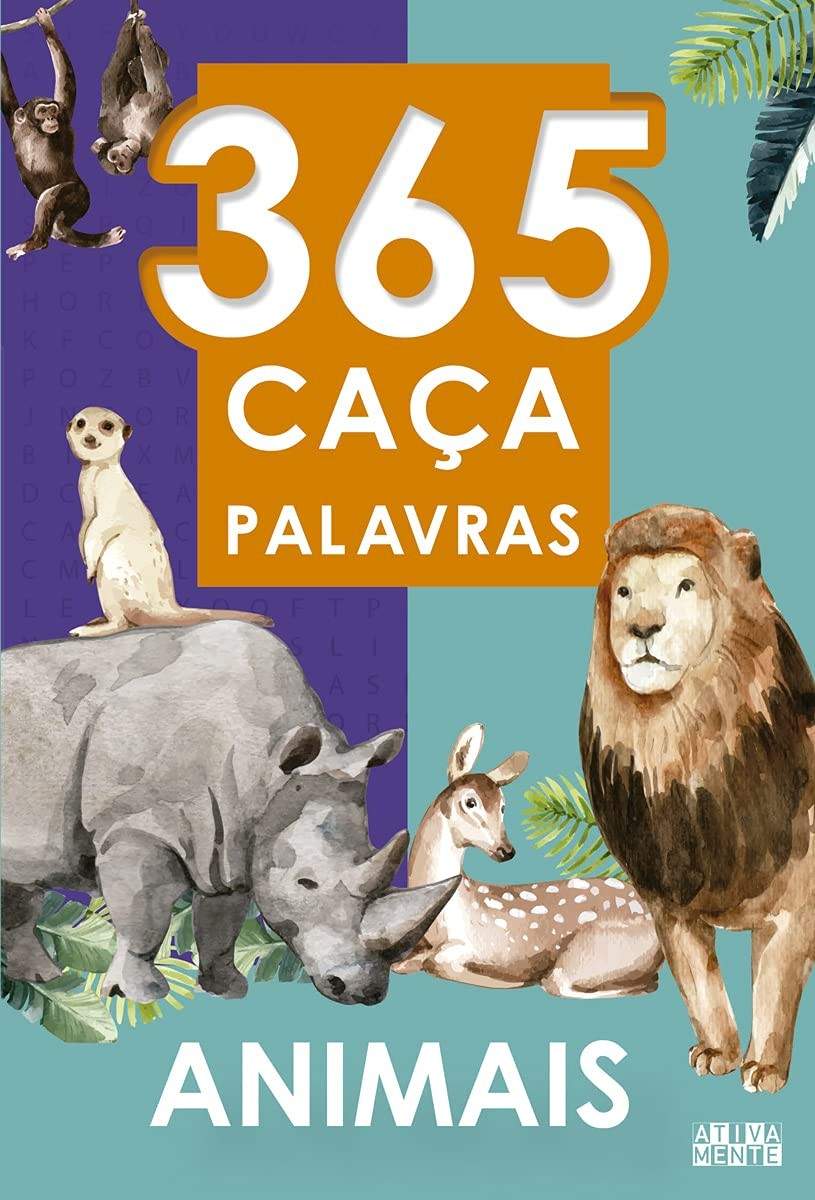 365 Caça-Palavras Animais: Diversão e Aprendizado para Todas as Idades
