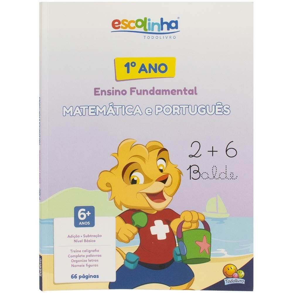 1º Ano Escolar: Matemática e Português Divertidos - Todolivro