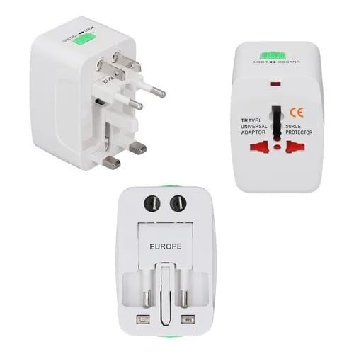 Kit 3 Adaptadores de Tomada Universal Bivolt: Sua Conexão Global Sem Limites!