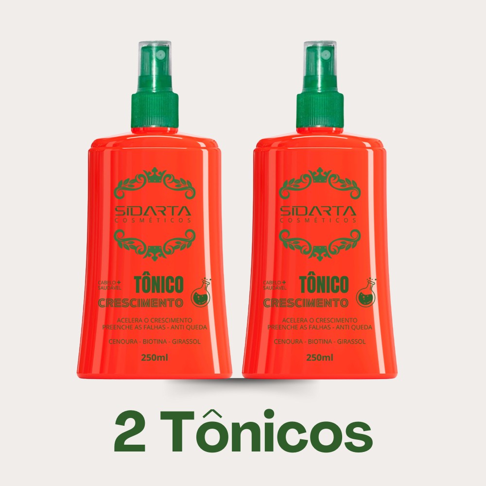 Tônico Sidarta: Cabelos Fortes e Crescimento Rápido!