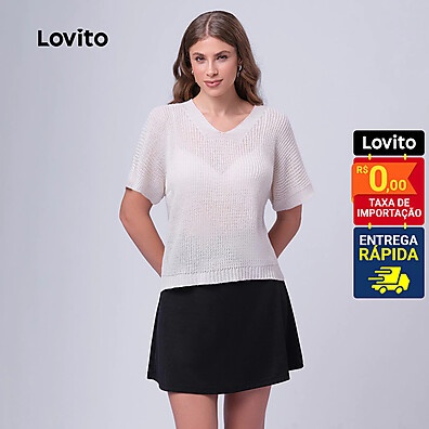 Top de Tricô Lovito: Conforto e Estilo!