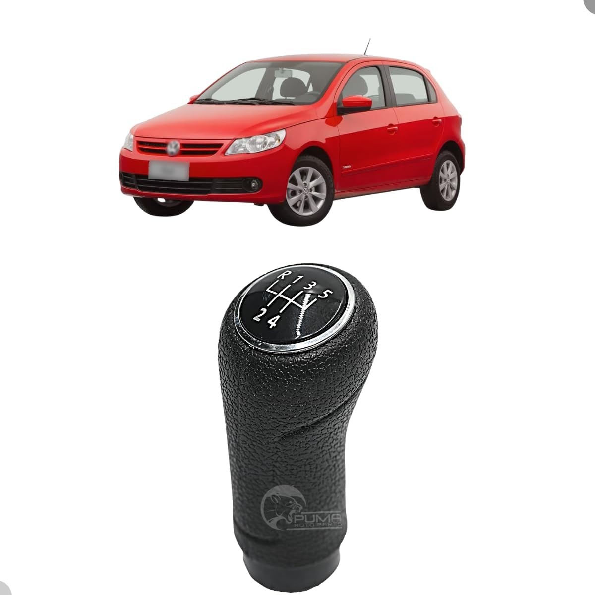 Manopla Bola de Câmbio Gol G5 com Aro Cromado: Toque de Estilo e Conforto