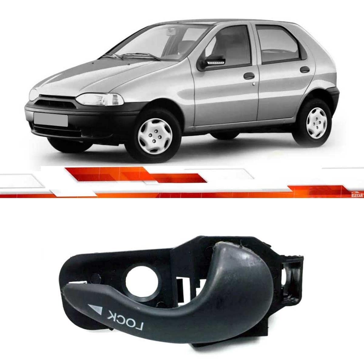 Maçaneta Interna Porta Dianteira Esquerda Fiat Palio, Siena e Strada (1996-2007) - Toque de Renovaçao!