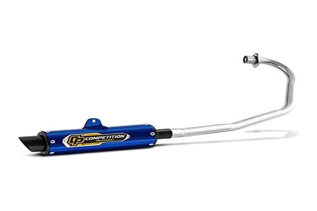 Escapamento Pro Tork Competition Curva Cromada para Titan 125 ES (2000-2004) - Azul Esportivo