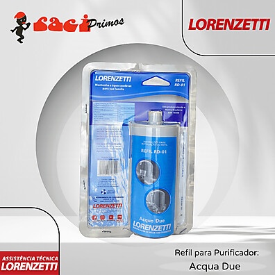 Refil Filtro Acqua Due Lorenzetti RD-01: Qualidade Original para Sua Torneira