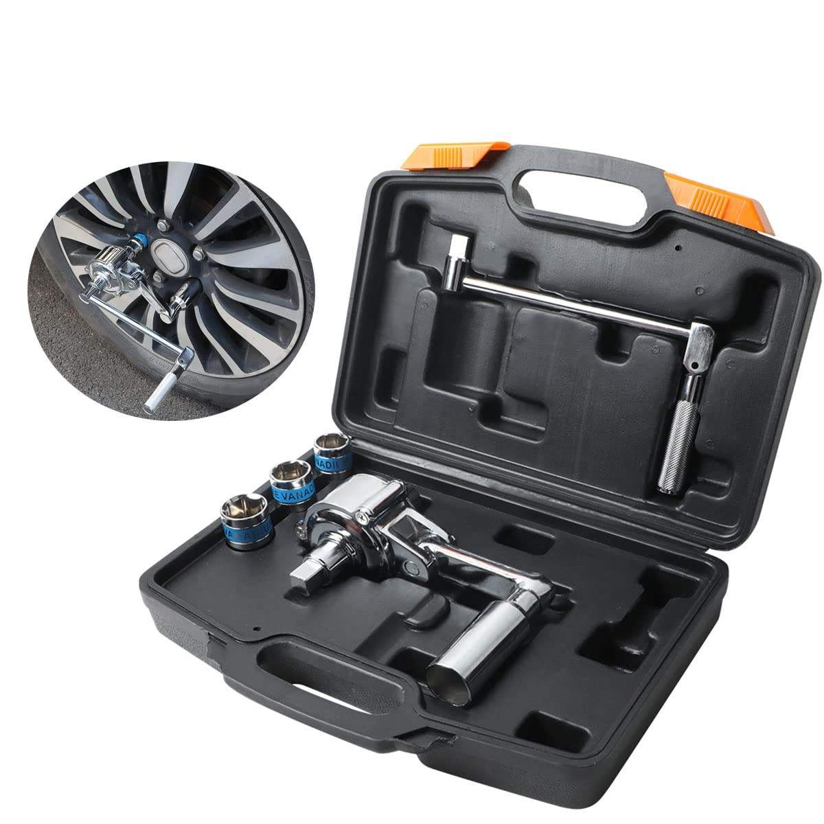 Multiplicador de Torque 1:16 para Troca de Pneu - Libere Porcas com Facilidade!