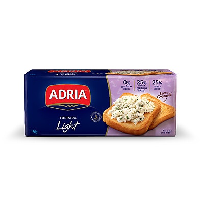 Torrada Light Adria: Crocância e Leveza!