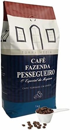 Café Fazenda Pessegueiro Torrado em Grãos 1Kg
