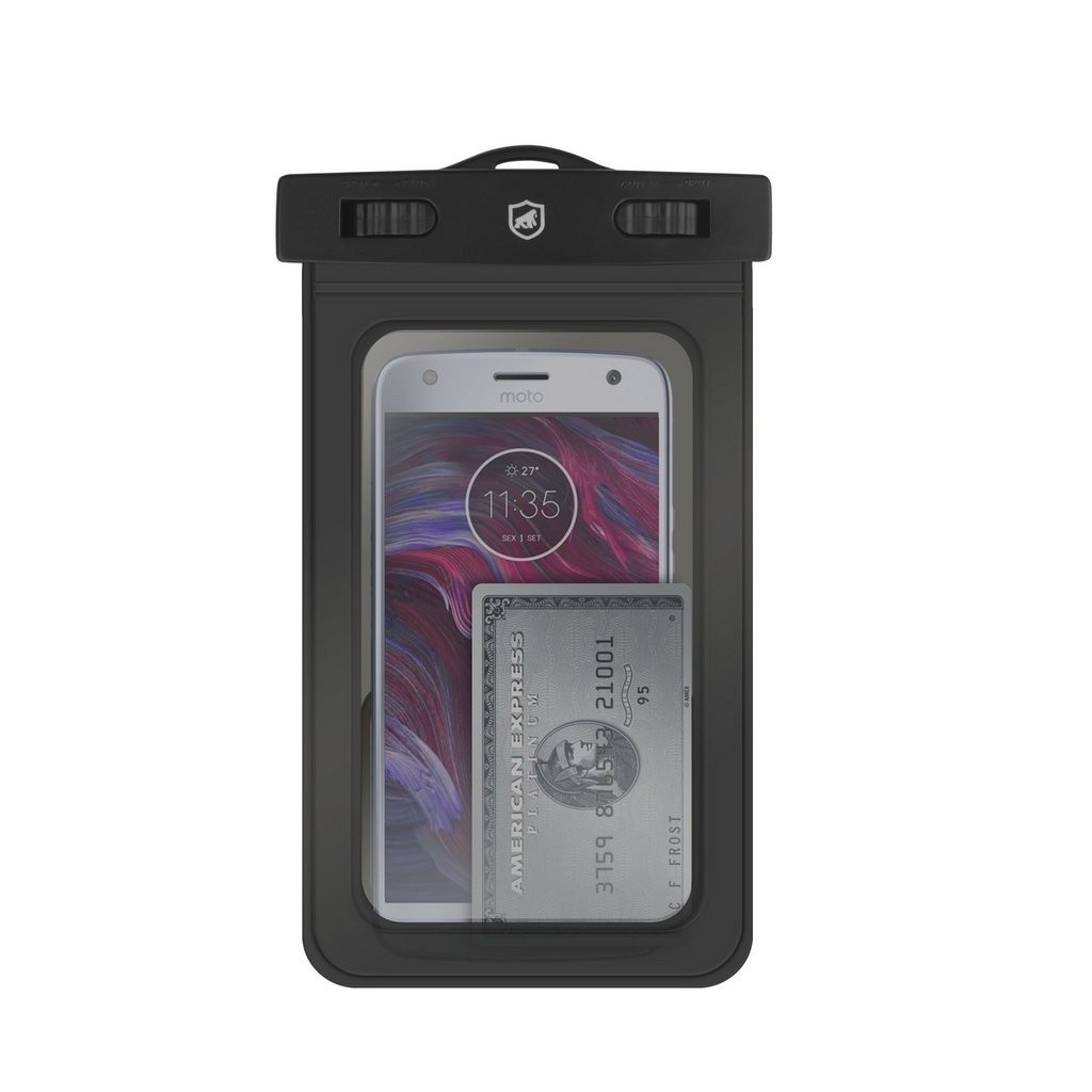Capa Gshield Universal à Prova d'Água: Segurança Total para seu Celular em Qualquer Aventura Aquática!