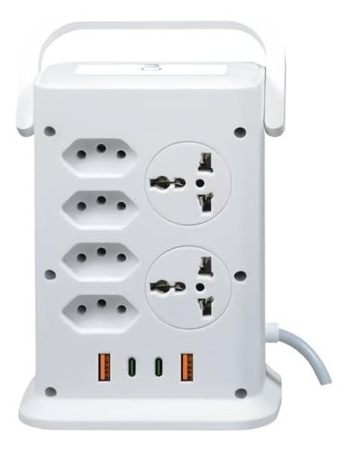 Filtro de Linha Torre 14 Tomadas + 4 USB (2 USB-C): Proteção Total e Alta Performance