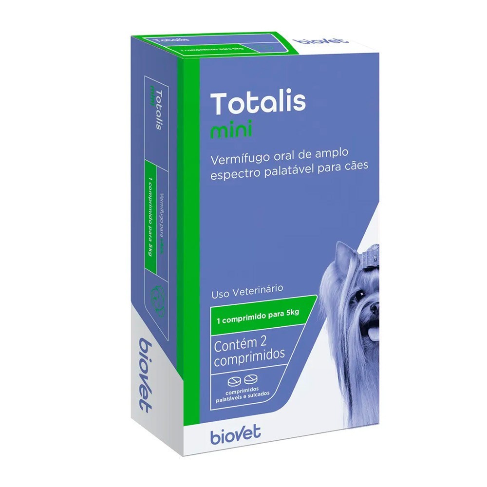 Totalis Mini: Vermífugo para Cães Pequenos