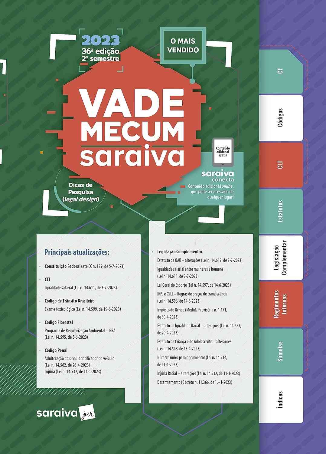 Vade Mecum Saraiva Tradicional 36ª Edição 2023: O Guia Jurídico Essencial