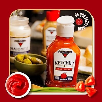Hemmer Ketchup Tradicional Bisnaga 320G