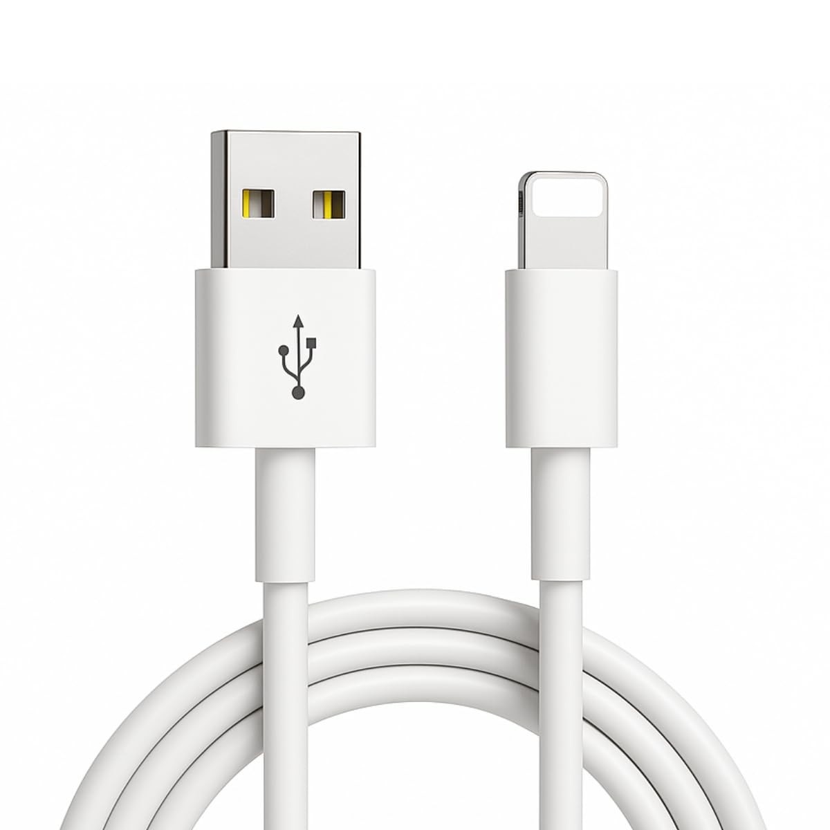 Cabo USB Reforçado 2 Metros para iPhone/iPad: Carregamento Rápido e Transferência Segura