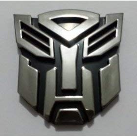 Emblema Transformers Cromado: Adesivo Decorativo Premium para Seu Veículo