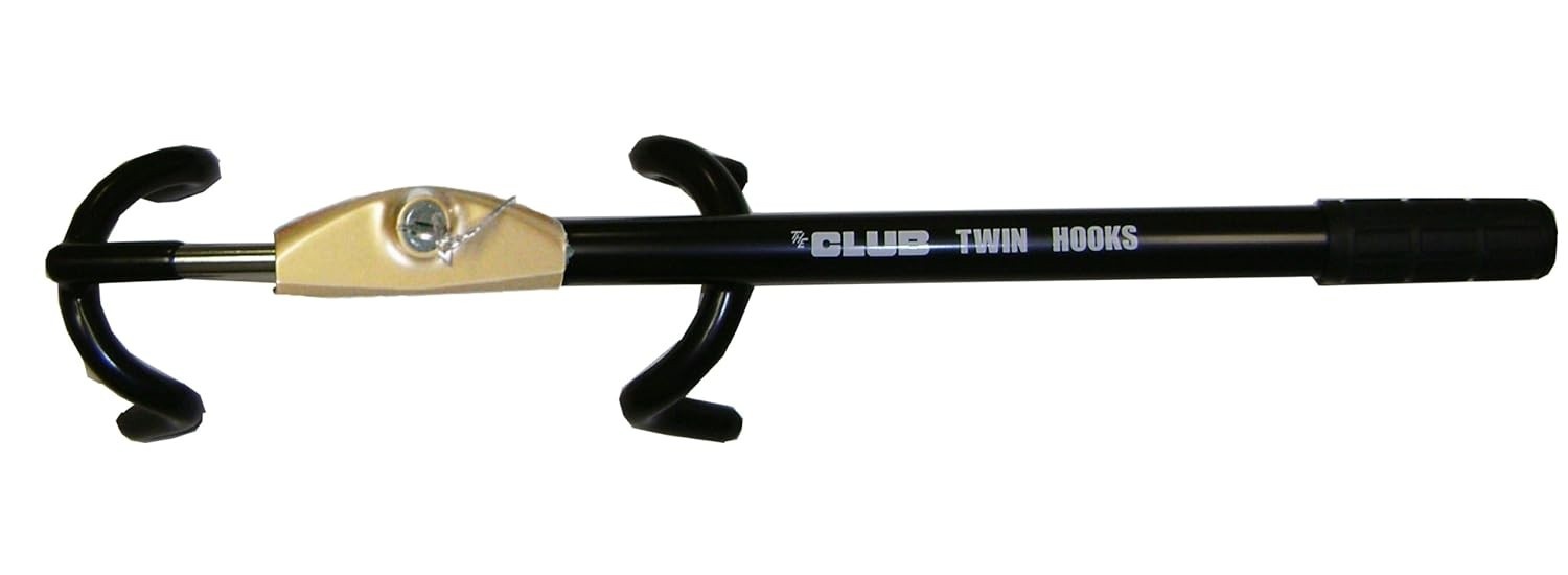 Trava de Volante The Club 3100: Segurança Premium Antifurto (Preto/Dourado)