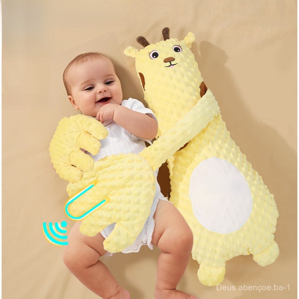 Travesseiro Reconfortante Fawn Infantil com Palma Automática para Bebês