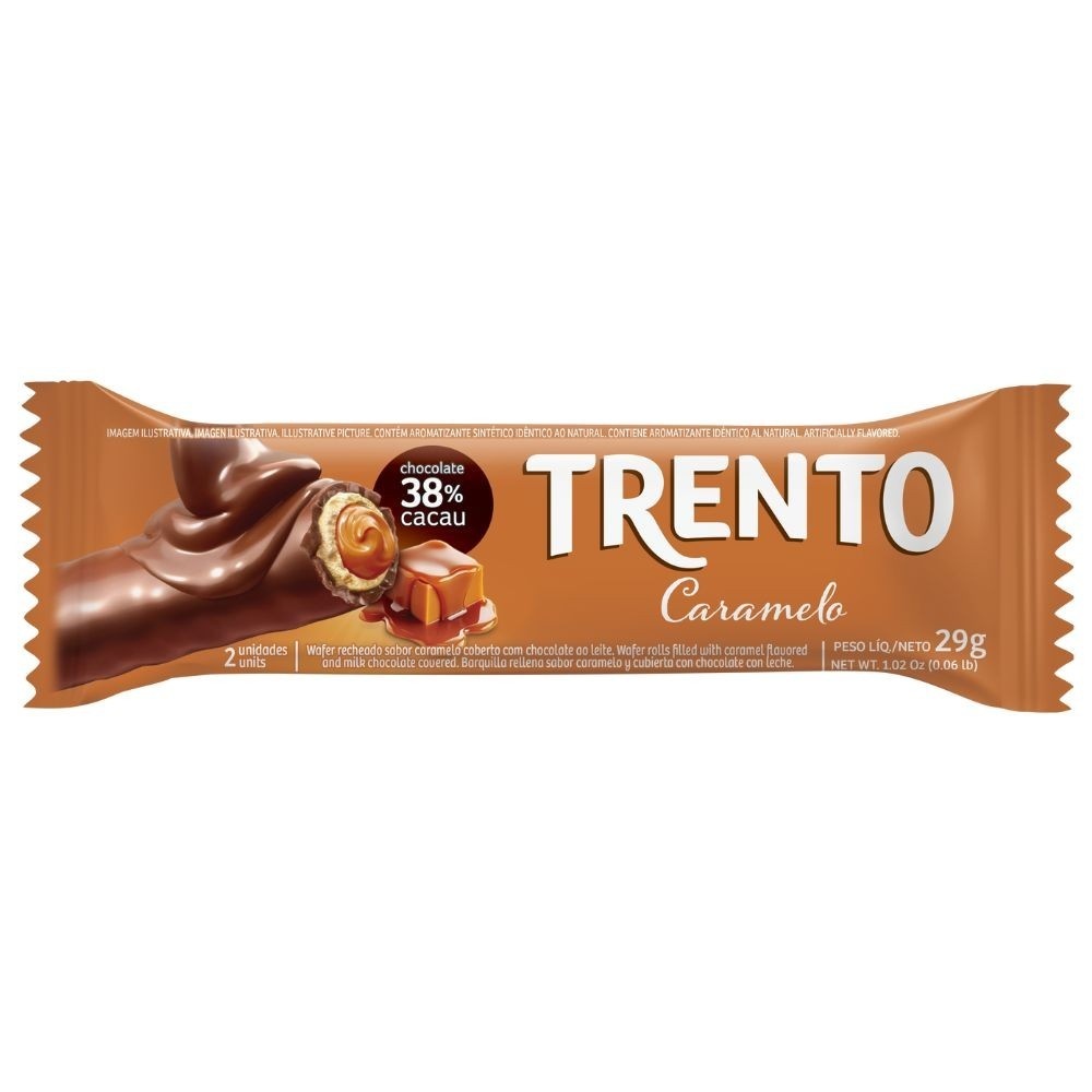 Trento Caramelo 29g: Seu Momento Doce!