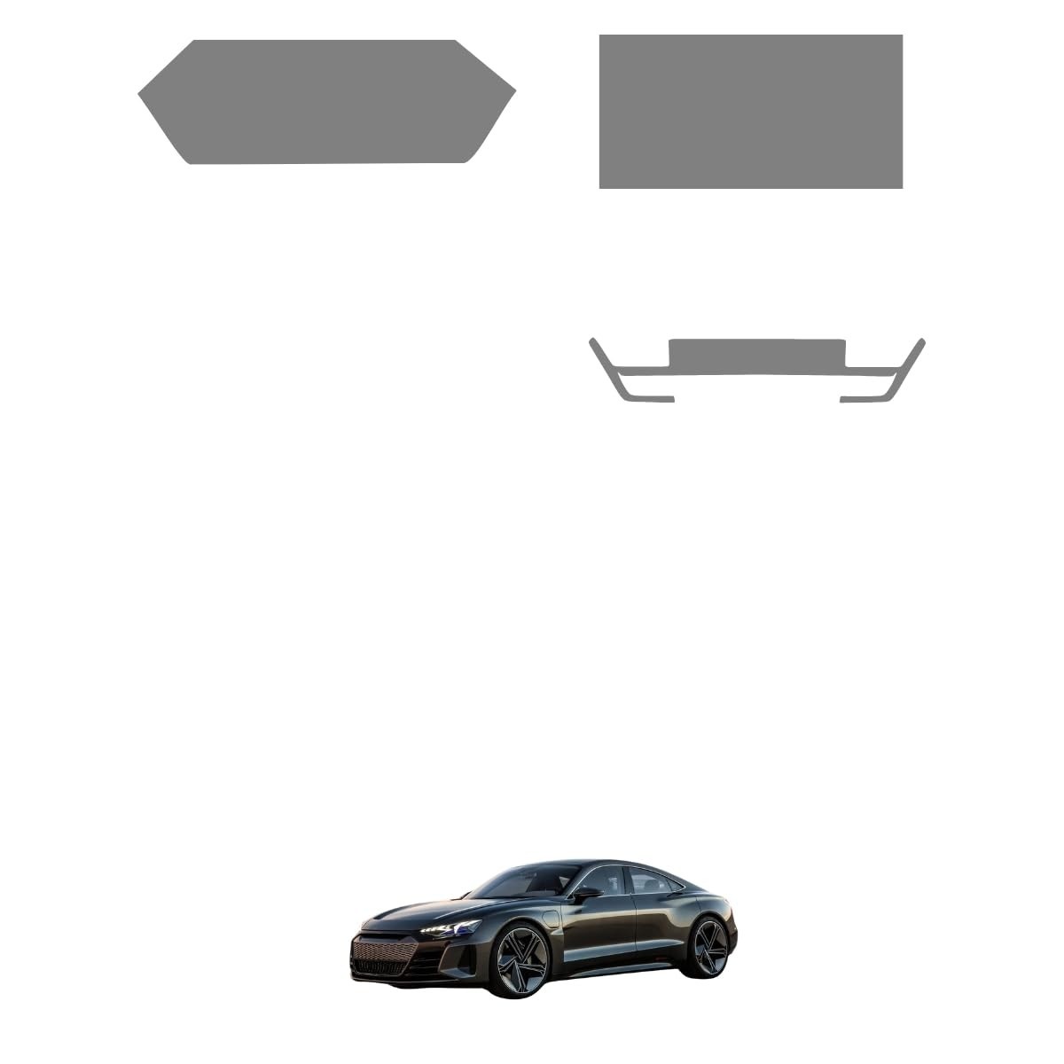 Película PPF Premium para Multimídia e Console Audi RS E-tron GT: Proteção Impecável