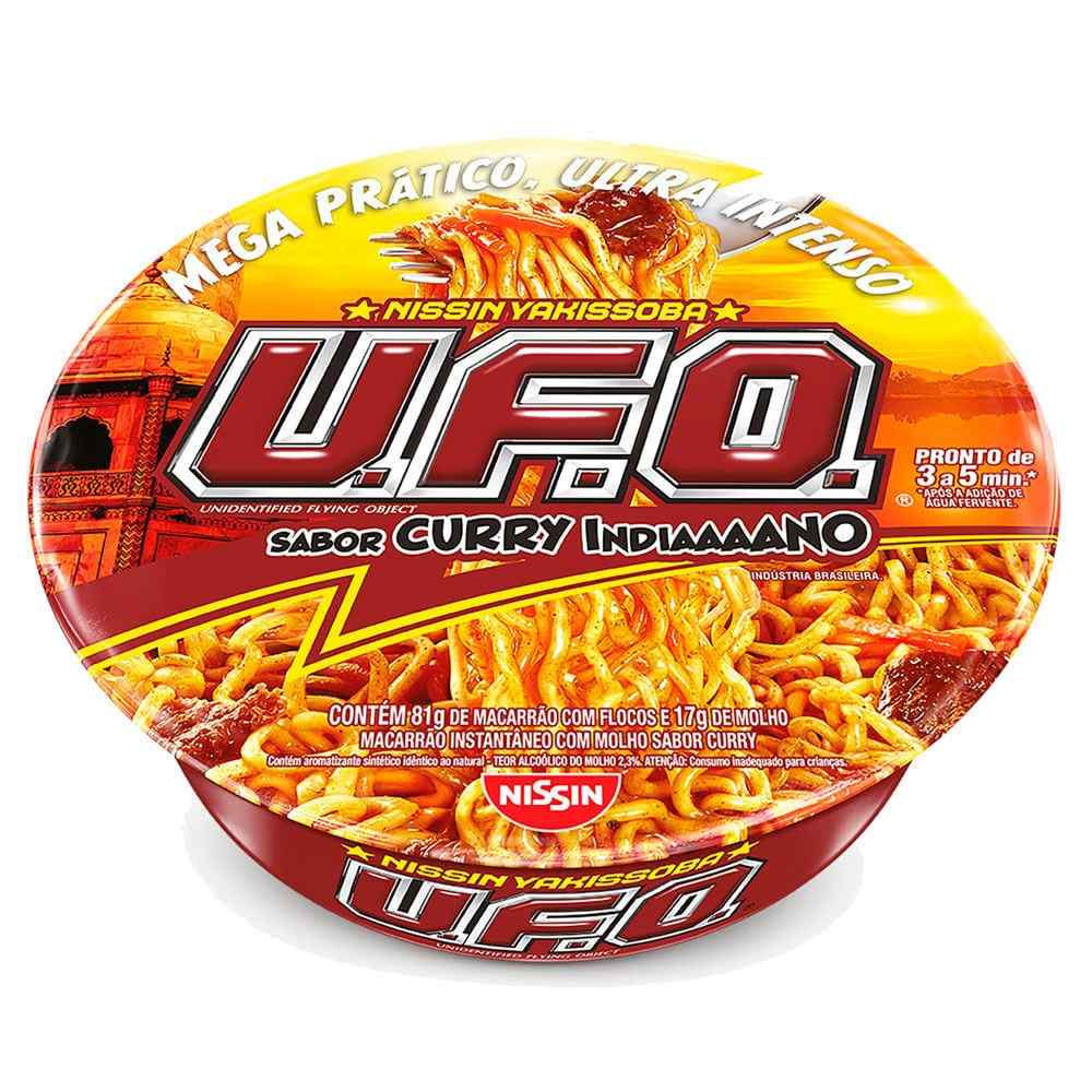U.F.O. Yakissoba Curry Indiano Nissin: Sabor Exótico!