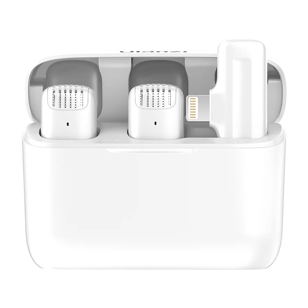 Ulanzi J12: Microfone Lapela iOS Sem Fio