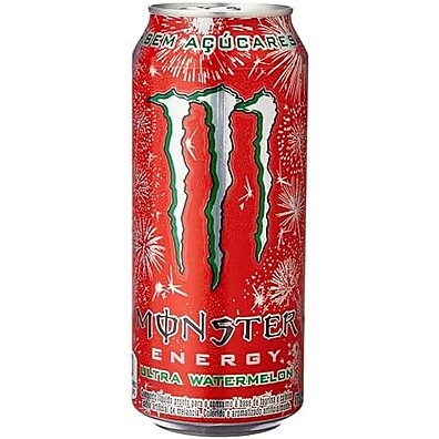 Monster Ultra Watermelon 6 Latas 473ml: Hidratação Explosiva!